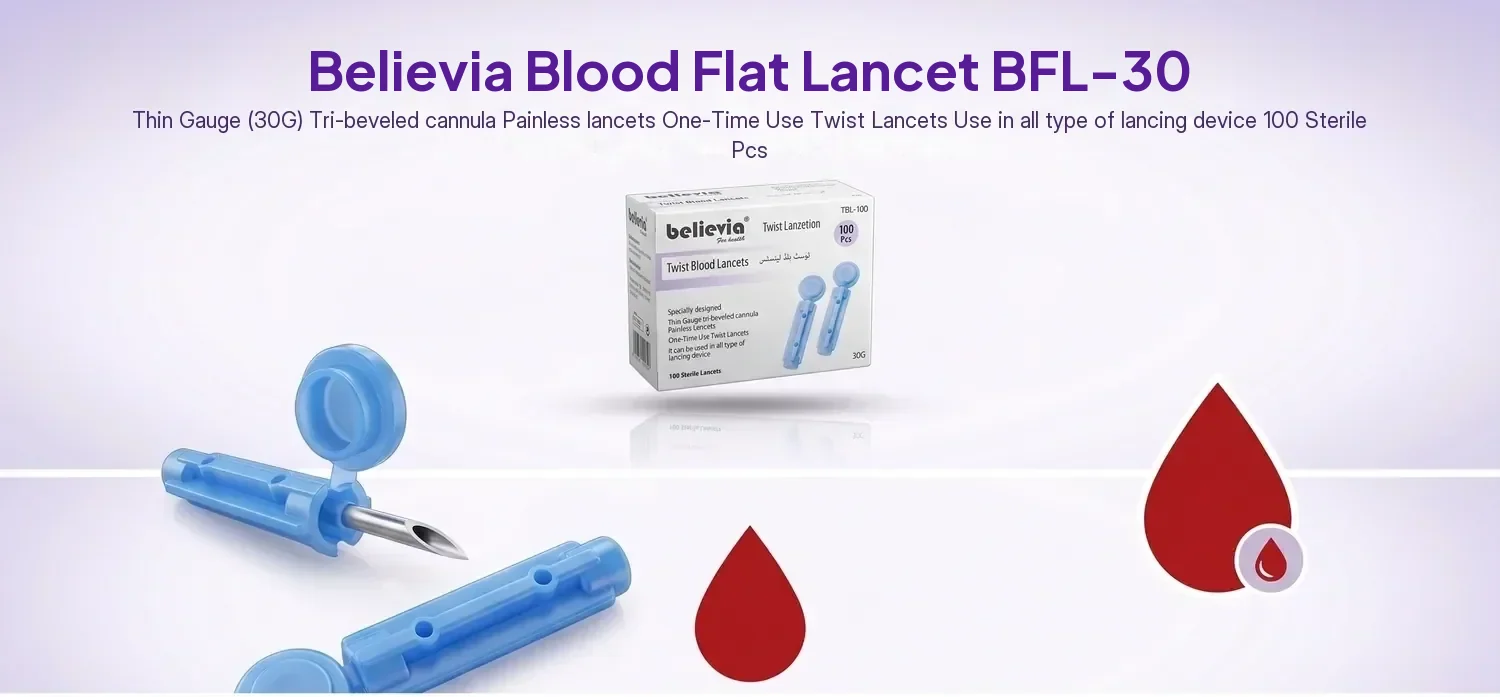 believia BFL-30 blood flat lancet