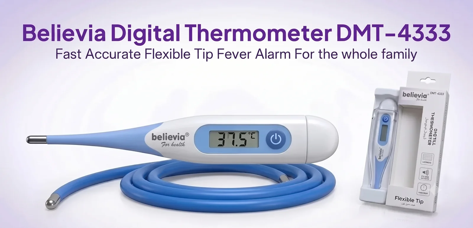 believia DMT-4333 digital thermometer