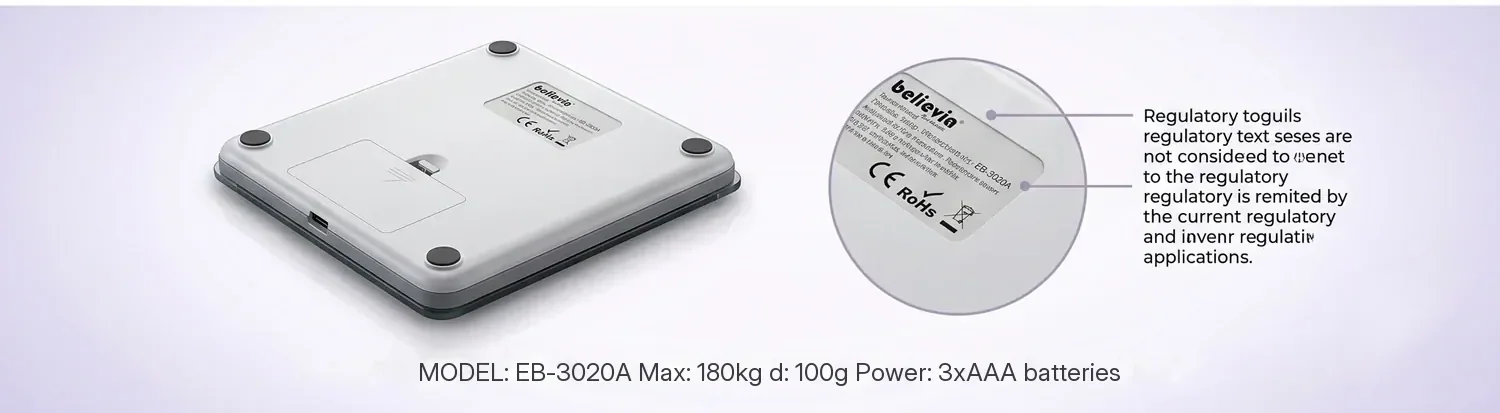 believia EB-3020 digital personal scale