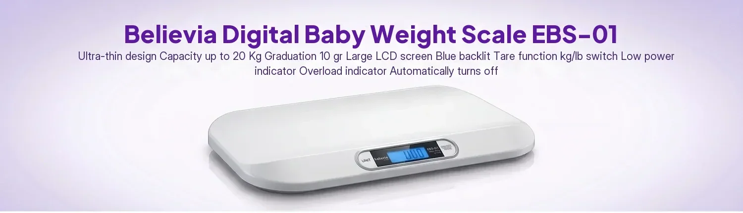 believia EBS-01 digital baby weight scale