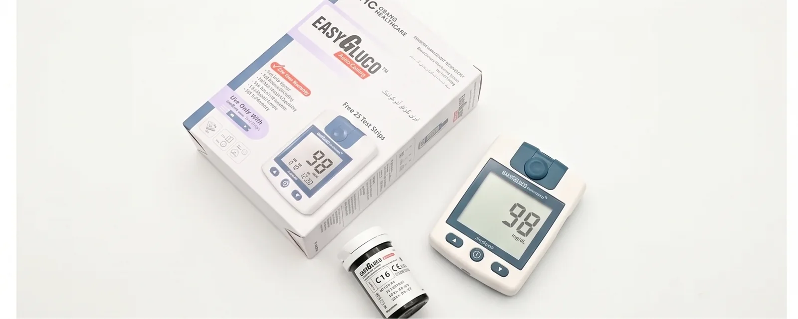 believia EG-01 auto-coding glucose meter