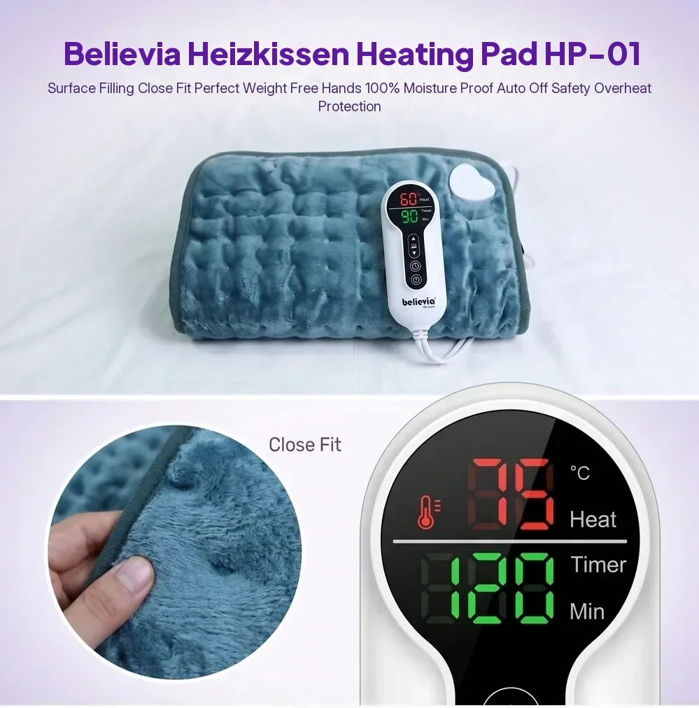 believia HP-01 heating pad