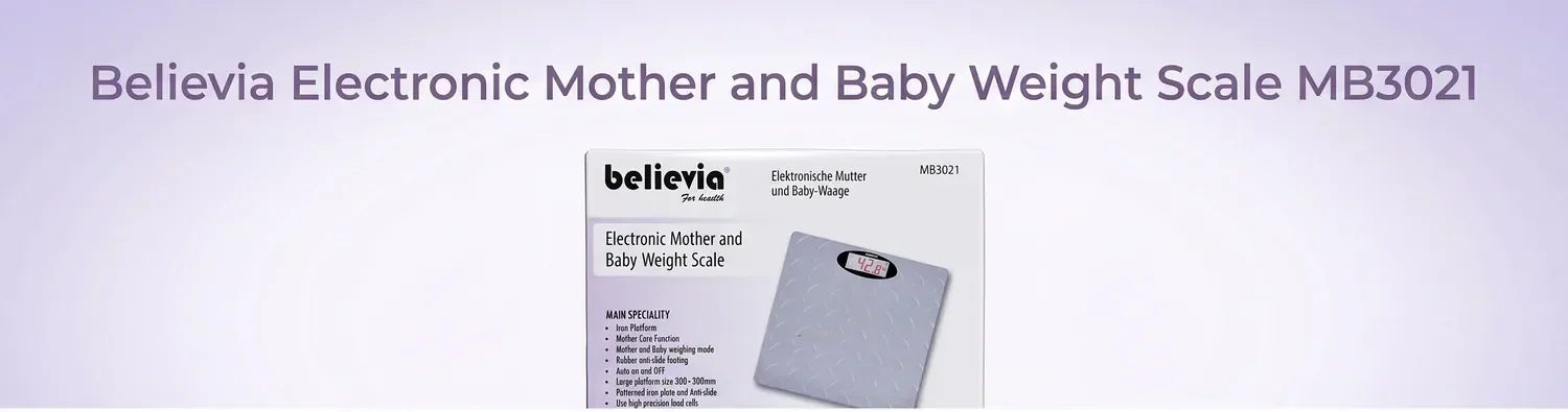 believia MB-3021 electronic mother and baby weight scale