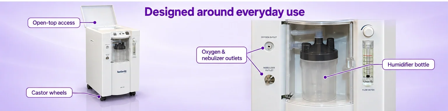 believia OXC-05 oxygen concentrator