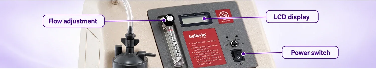 believia OXC-10 oxygen concentrator